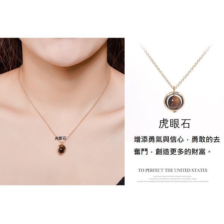 🔥現貨🔥鎖骨項鍊桃花草莓晶鍍白金項鍊女冷淡風韓版簡約學生森系短款頸帶鎖骨鏈月光石紫水晶黑曜石粉水晶【開運堂】