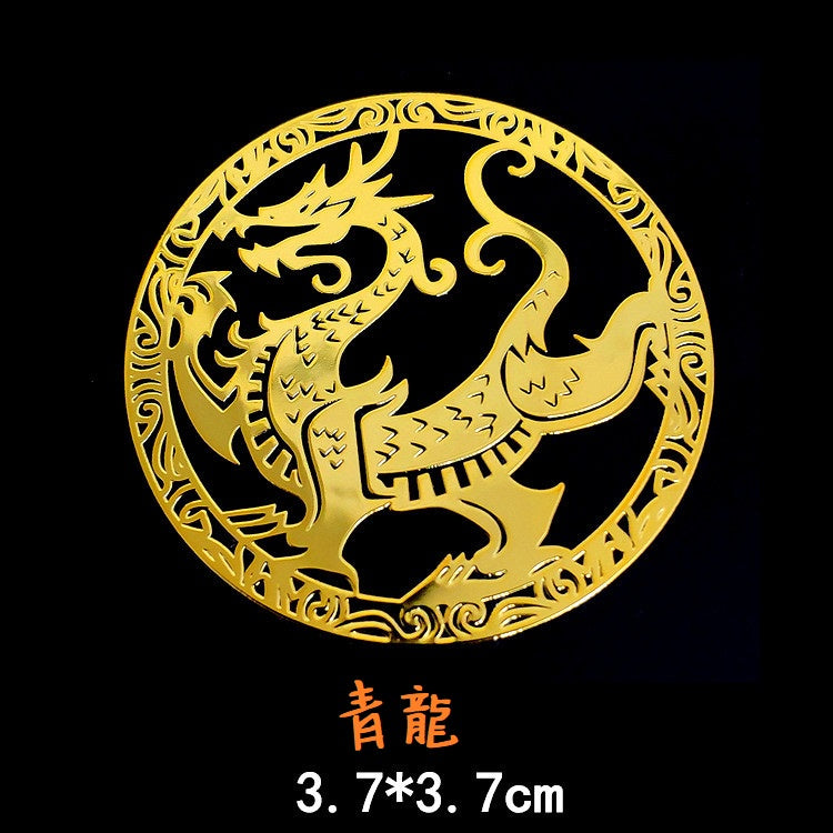 🔥現貨🔥紫南宮過爐金屬手機貼天官賜福太歲福貼手機汽車辦公桌門貼金屬貼紙【飾品批發】