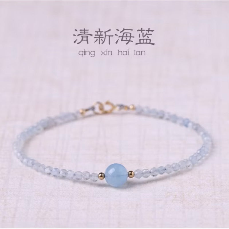 【開運堂水晶】3mm極細款天然多款水晶手鍊切面極細手鍊天然石可調節手鍊手串桃花招財防小人開運轉運五帝錢閨蜜手鍊增加人緣旺桃花