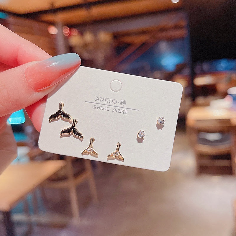 🔥現貨🔥S925銀針多款潮韓式耳針耳環甜美夏天耳針耳釘情侶聖誕節情人節禮物閨蜜蝦皮購物