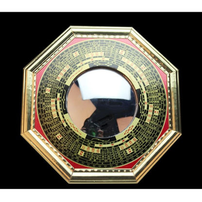 🔥現貨🔥開光八卦鏡門口鎮宅擋煞辟邪招財開運凹凸鏡民俗藝品八卦