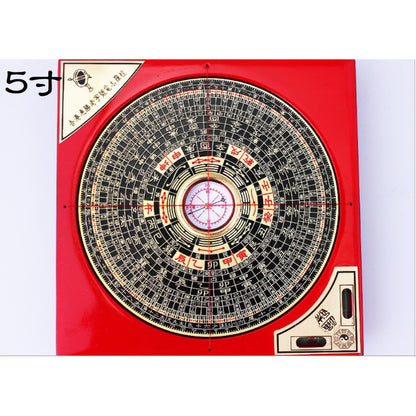 🔥現貨🔥羅經指南針風水羅盤銅板面木羅盤羅經儀綜合羅盤【飾品批發】