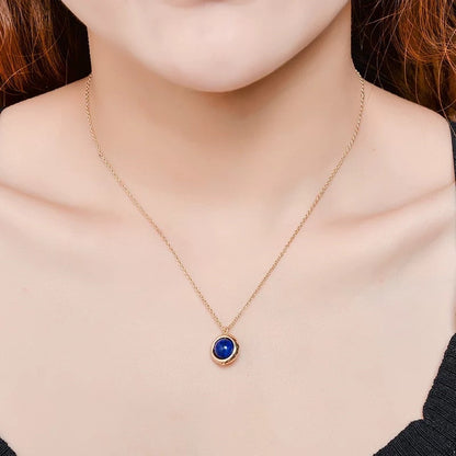 現貨「鎖骨項鍊」鍍金韓版流行飾品８ｍｍ粉水晶草莓晶虎眼石綠松石紫水晶項鍊女小清新鎖骨鏈簡約招桃花學生森系【開運堂】