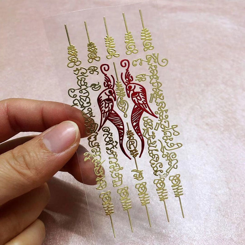 🔥現貨🔥泰國金屬貼五金文蓮花龍婆龜水龍拉胡鬼王泰國佛牌手機金屬貼