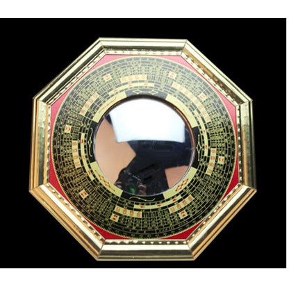 🔥現貨🔥開光八卦鏡門口鎮宅擋煞辟邪招財開運凹凸鏡民俗藝品八卦