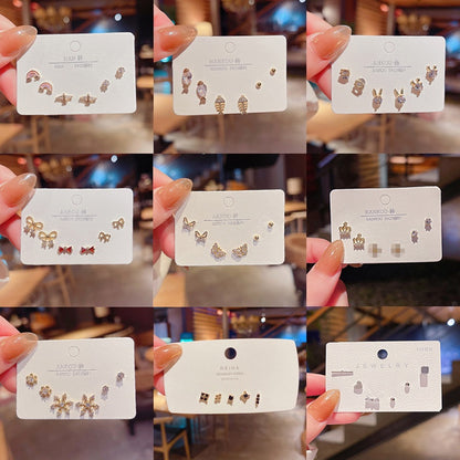 🔥現貨🔥S925銀針多款潮韓式耳針耳環甜美夏天耳針耳釘情侶聖誕節情人節禮物閨蜜蝦皮購物