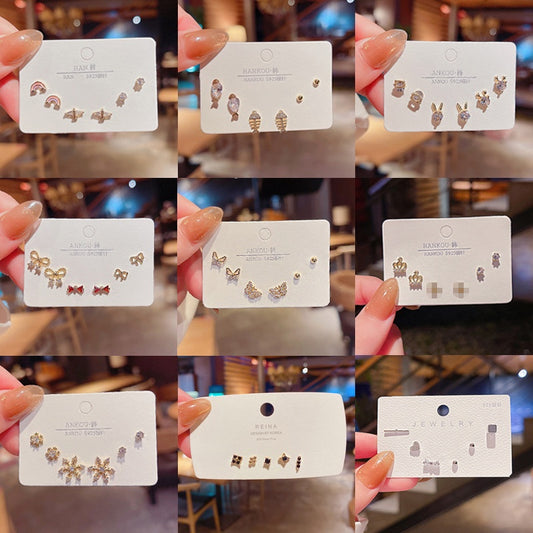 🔥現貨🔥S925銀針多款潮韓式耳針耳環甜美夏天耳針耳釘情侶聖誕節情人節禮物閨蜜蝦皮購物