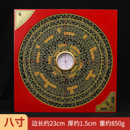 🔥現貨🔥羅經指南針風水羅盤銅板面木羅盤羅經儀綜合羅盤【飾品批發】