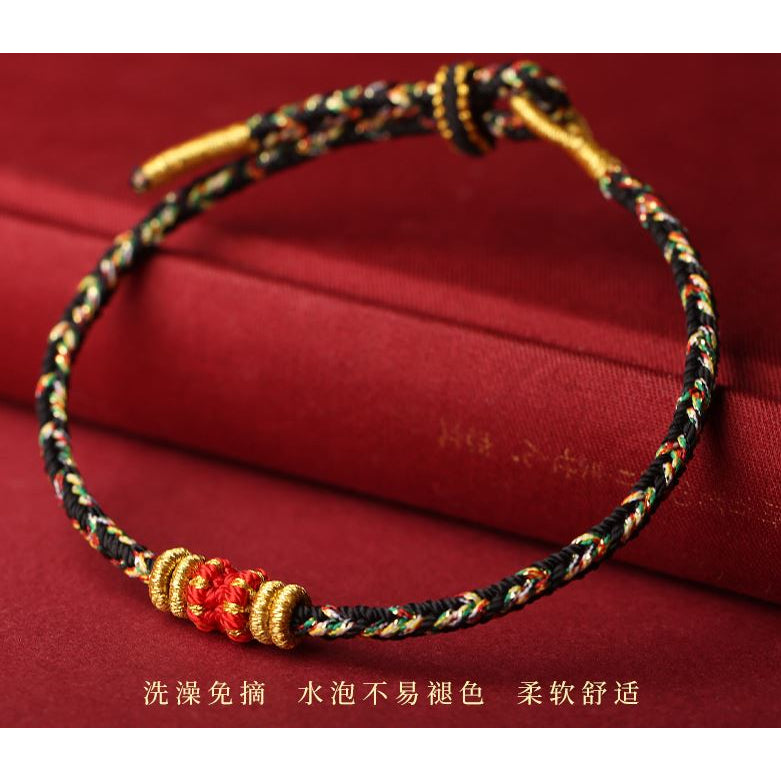 🔥現貨🔥手工編織本命年守護神手鍊女十二生肖本命佛手繩八大守護神編繩幸運手繩交換禮物"開運堂"