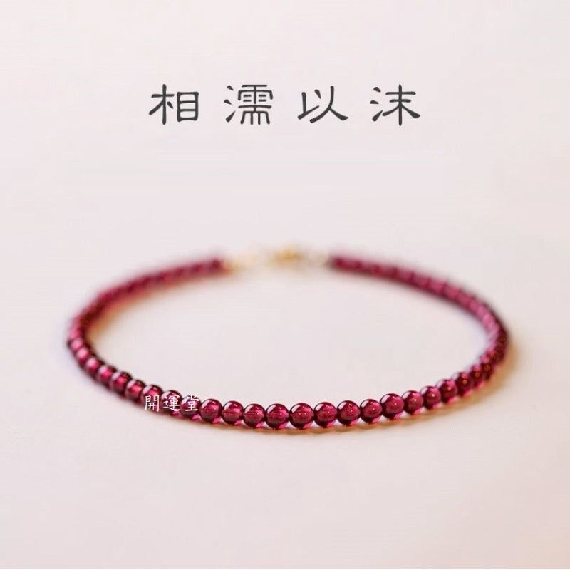 【開運堂水晶】3mm極細款天然多款水晶手鍊切面極細手鍊天然石可調節手鍊手串桃花招財防小人開運轉運五帝錢閨蜜手鍊增加人緣旺桃花